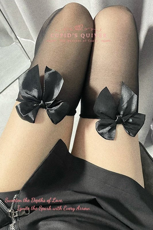 Medias de Dulce Encanto - Negro - Cupid‘s Quiver